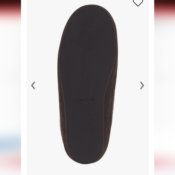 VINCE Wool Slip On Shearling Slipper Size 9 - Picture 14 of 14